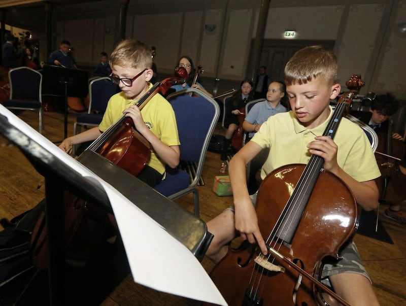 Through the Crescendo programme, the Ulster Orchestra brings the magic of learning music into primary schools in north and west Belfast 