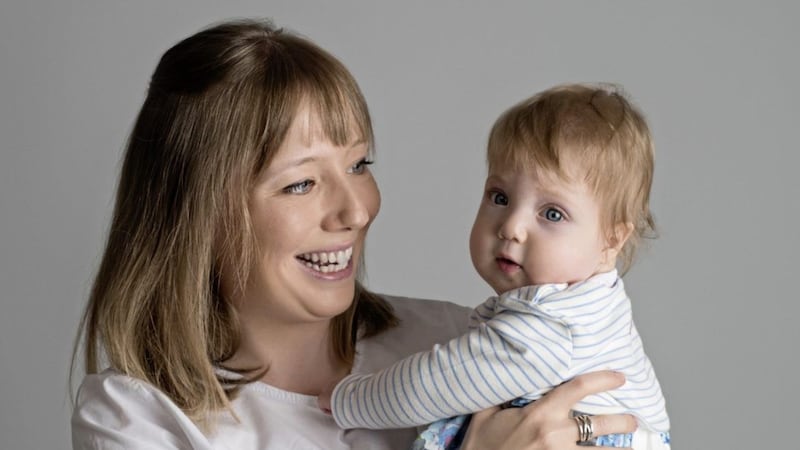 Paediatric dietician Jennifer Ashcroft, who will be speaking at Breastival at Belfast&#39;s Ulster Museum on August 4, pictured with her nine-month-old daughter Emmeline 