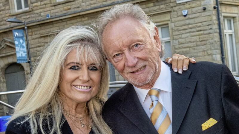 Phil Coulter, pictured with his wife, Geraldine, has received the Freedom of Derry. Picture by Martin McKeown 