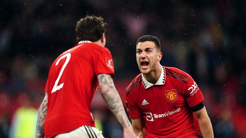 Manchester United are through to a 21st FA Cup final (Mike Egerton/PA)
