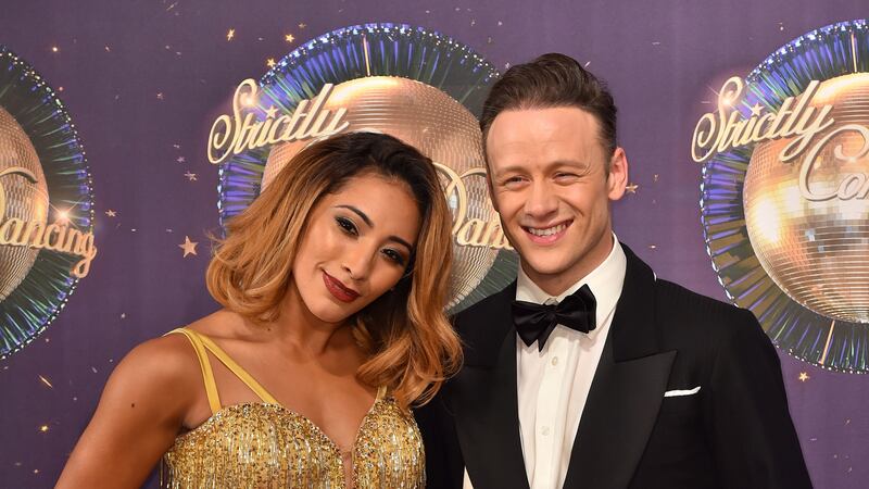 The dancer dismissed rumours about the Strictly curse affecting her marriage.