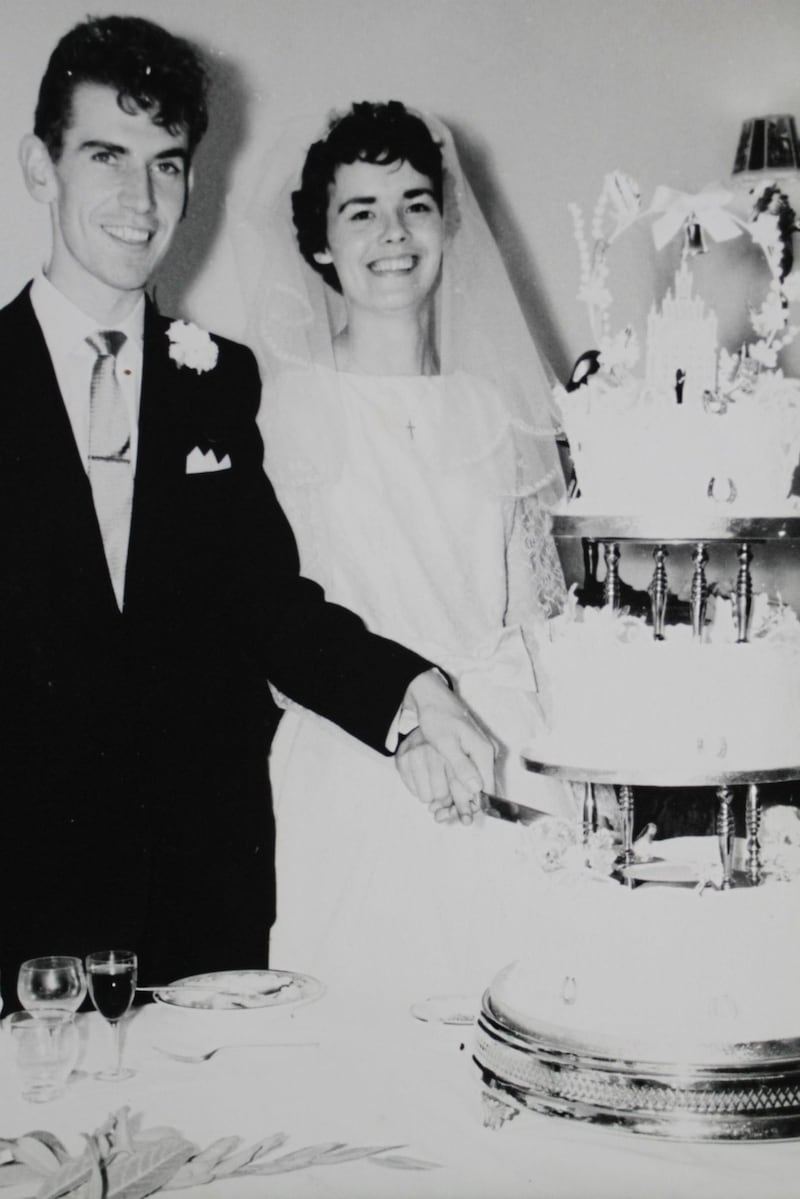 Aidan and Emily O&#39;Neill were married in August 1962 