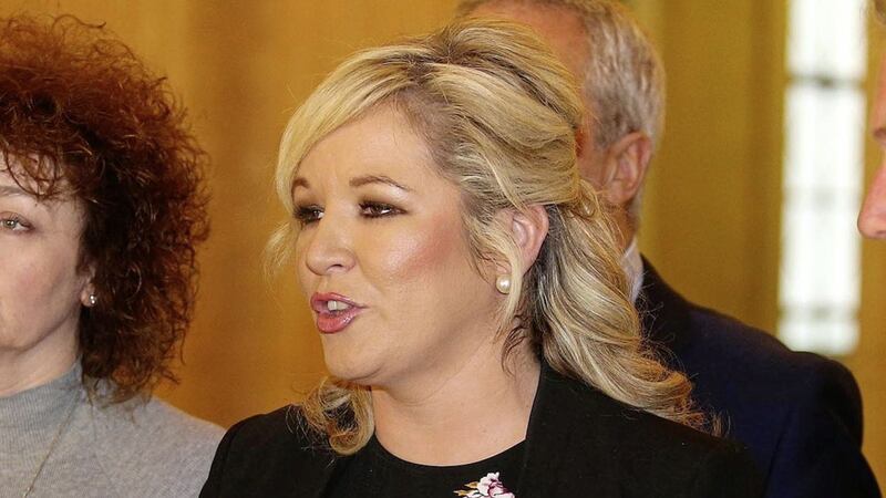 Michelle O&#39;Neill said the onus to move the process forward was on the two governments. Picture by Mal McCann 