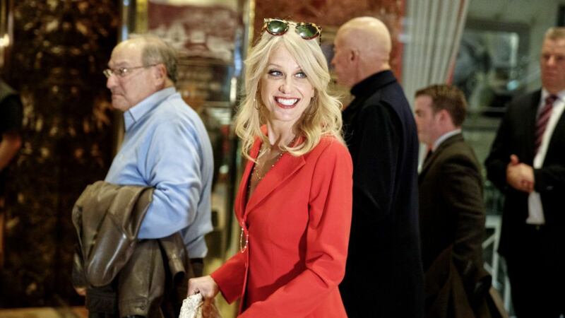 Donald Trump's campaign manager Kellyanne Conway. Picture by Evan Vucci, Associated Press