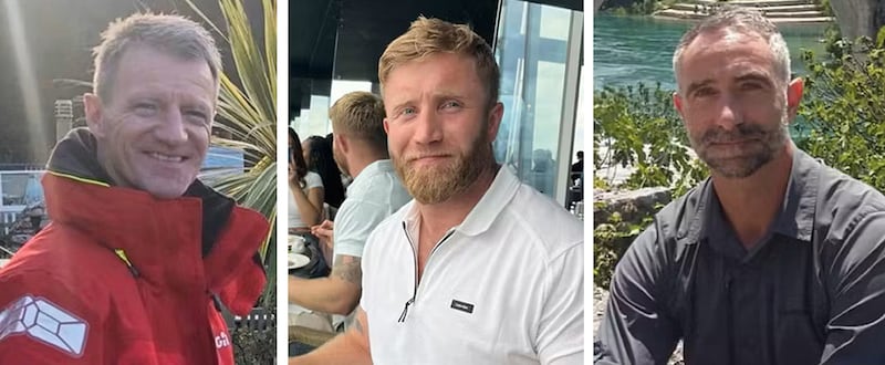 Britons John Chapman, James ‘Jim’ Henderson and James Kirby, three of the World Central Kitchen aid workers who were killed in the attack