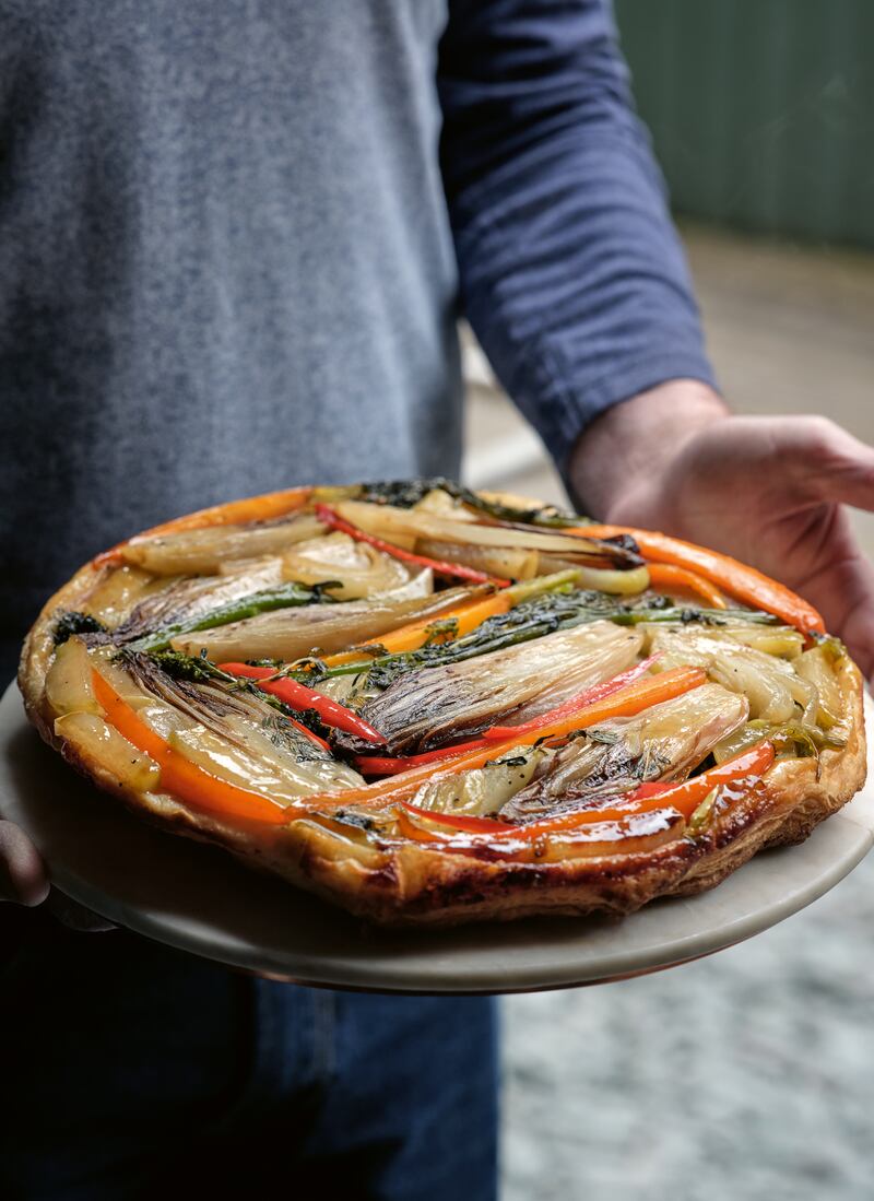 Vegetable tart tatin from Michel Roux At Home