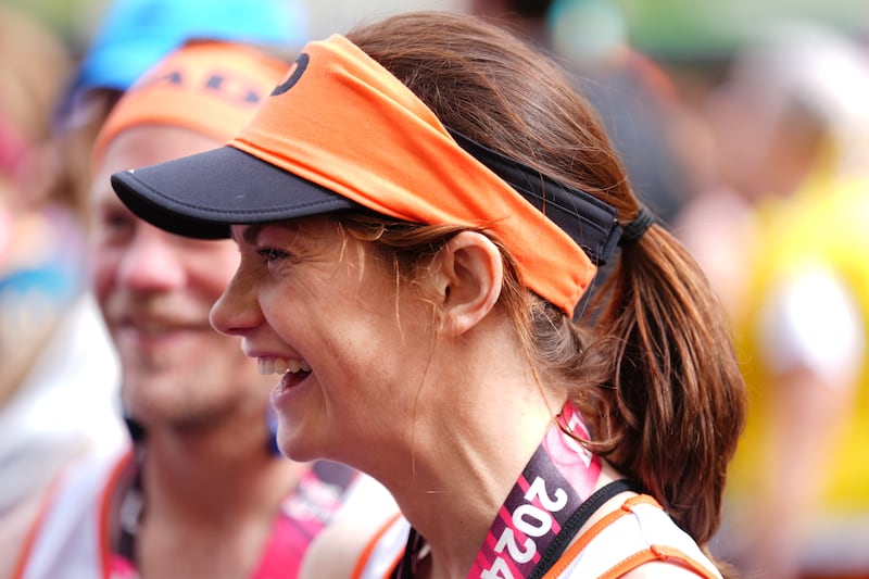 Ruth Wilson after finishing the TCS London Marathon