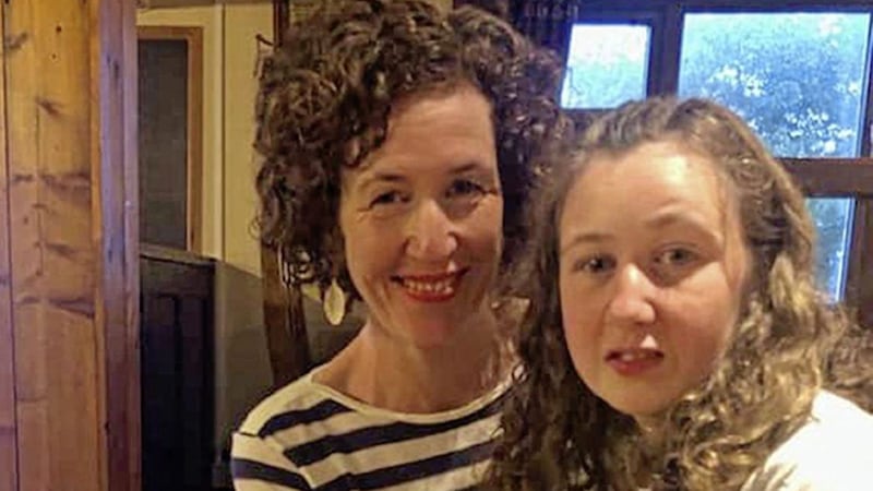 Meabh Quoirin with her daughter N&oacute;ra Quoirin 