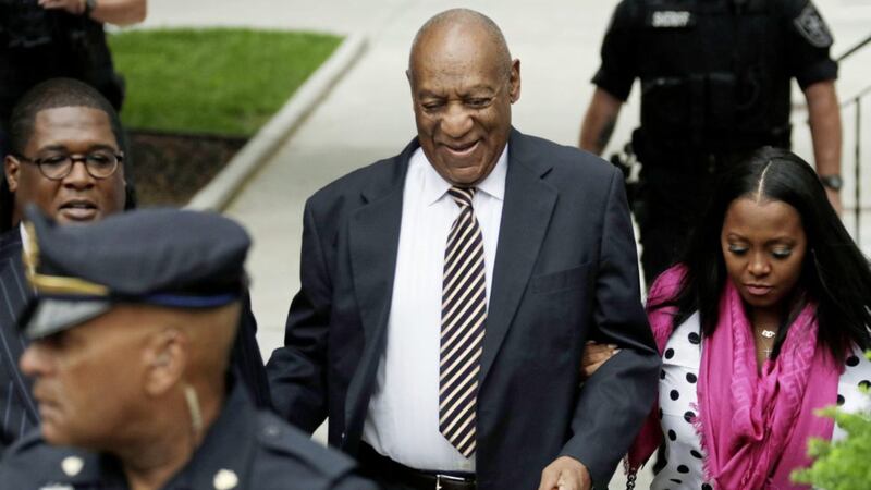 Bill Cosby arrives for his sexual assault trial at the Montgomery County Courthouse in Norristown, on Monday. Picture by Matt Slocum, Associated Press 