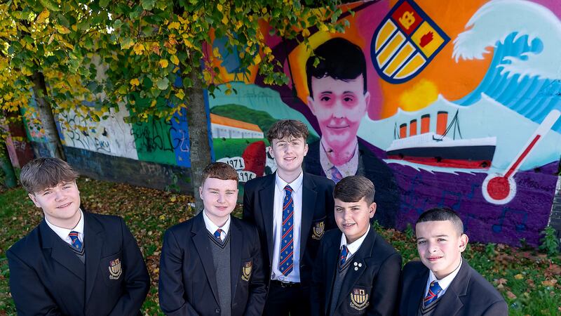 The colourful artwork features a pupil at its centre (Arts Council NI/PA)