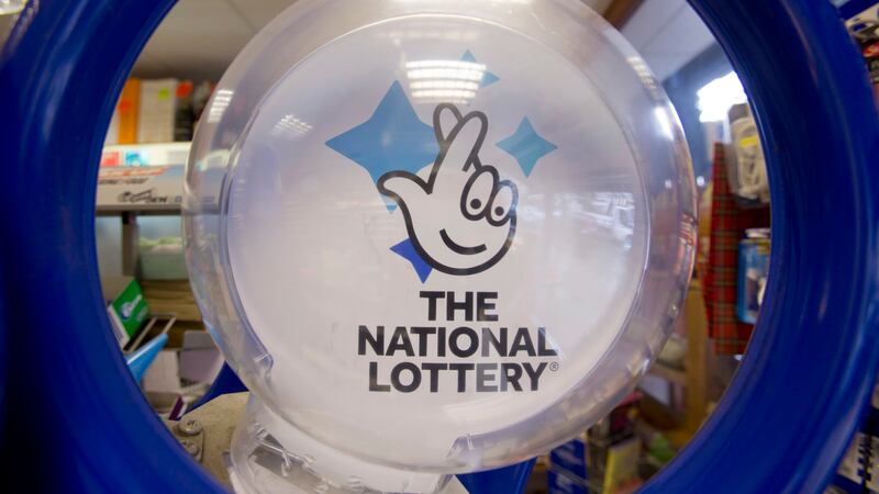 A National Lottery kiosk