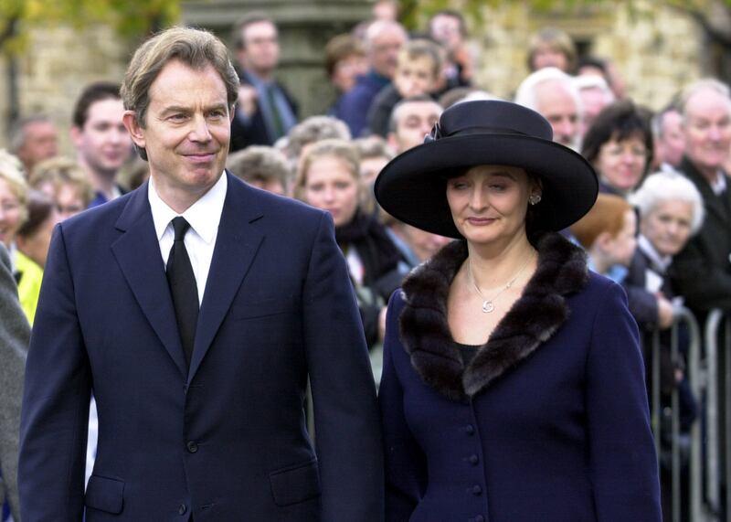 Tony and Cherie Blair were among the attendees at Donald Dewar’s funeral