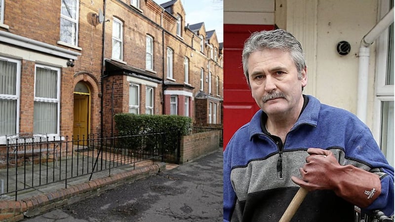 Declan Boyle&#39;s lettings business operates from a terraced house on University Avenue in the Holylands, Belfast 