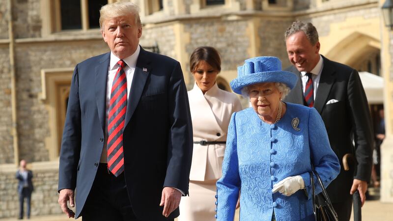 Mr Trump met the Queen at Windsor Castle on Thursday.