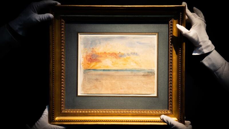 Turner sunrise watercolour sells for more that £1 million at auction (James Manning/PA)