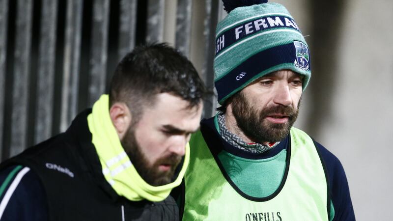 Fermanagh manager Ryan McMenamin has had to take training to Tyrone club grounds recently.