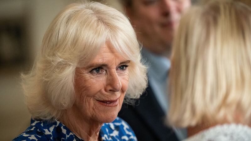 Queen Camilla during a reception at Clarence House, London, to celebrate the 15th anniversary of the First Story charity (Aaron Chown/PA)