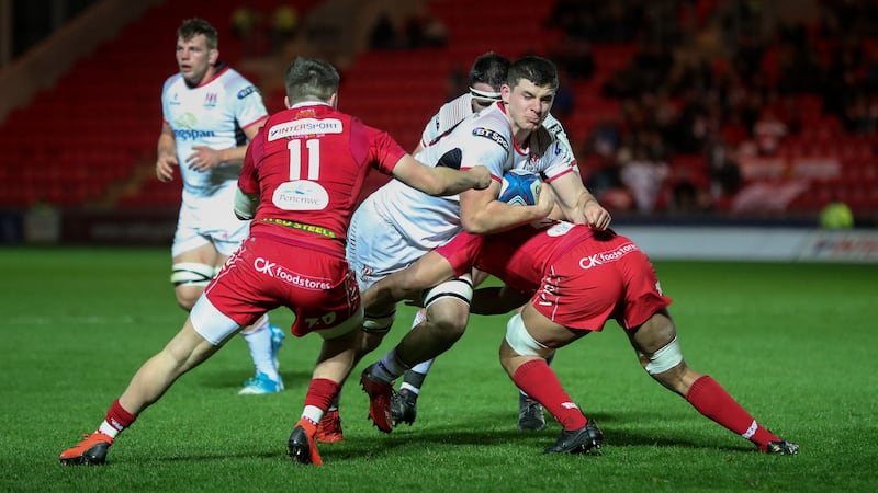 Nick Timoney scored two tries in Ulster's victory over Lions on Friday night
