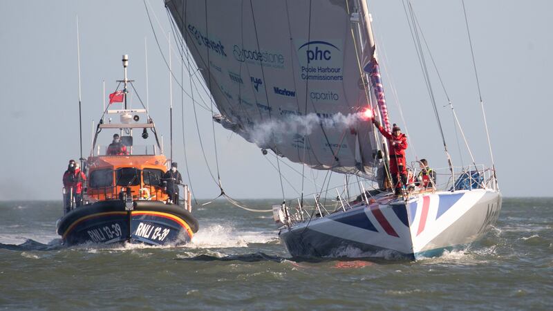 The 47-year-old sailed in Poole, Dorset, after becoming only eighth female skipper to complete the Vendee Globe race.