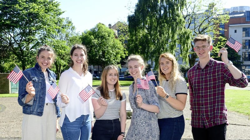 Flora Mackenzie, Katelin Archer, Heather Roberts, Phoebe Craddock-Bligh, Jennifer Benn and Harrison Paton are among 54 students who have been selected to take part in the British Council&rsquo;s Study USA programme 