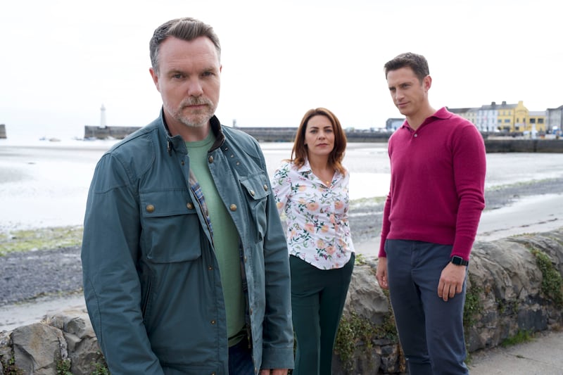 McMenamin returns with Rachel Tucker as his wife Siobhan, and new character DC Al Quinn, played by Stephen Hagan (Long Story TV/Jack McGuire/PA)