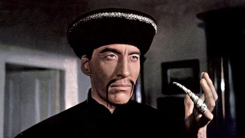 Christopher Lee slathered on the make-up and donned Oriental robes to play Fu Manchu 