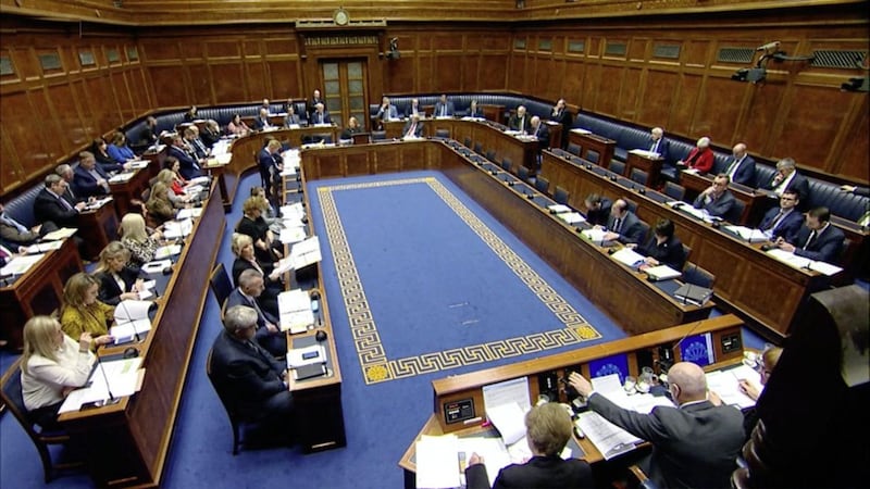 The Stormont assembly will sit on two days from next week  