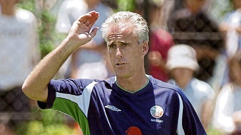 Mick McCarthy was in line for a Republic of Ireland contract extension 20 years ago, despite struggling in World Cup qualifying. 
