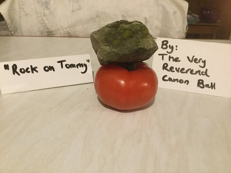Rock on Tommy has been made by The Very Reverent Canon Ball in honour of the late comedian Bobby Ball (Turnip Prize/PA).