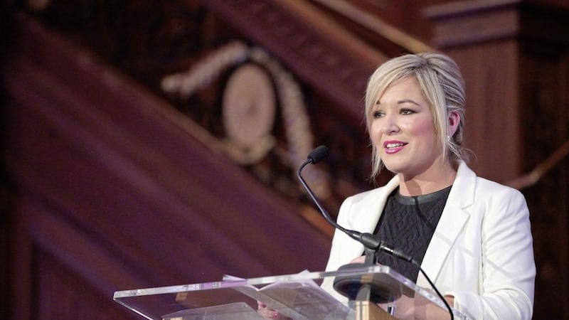 Health minister Michelle O&#39;Neill says strict abortion laws will not now be considered 