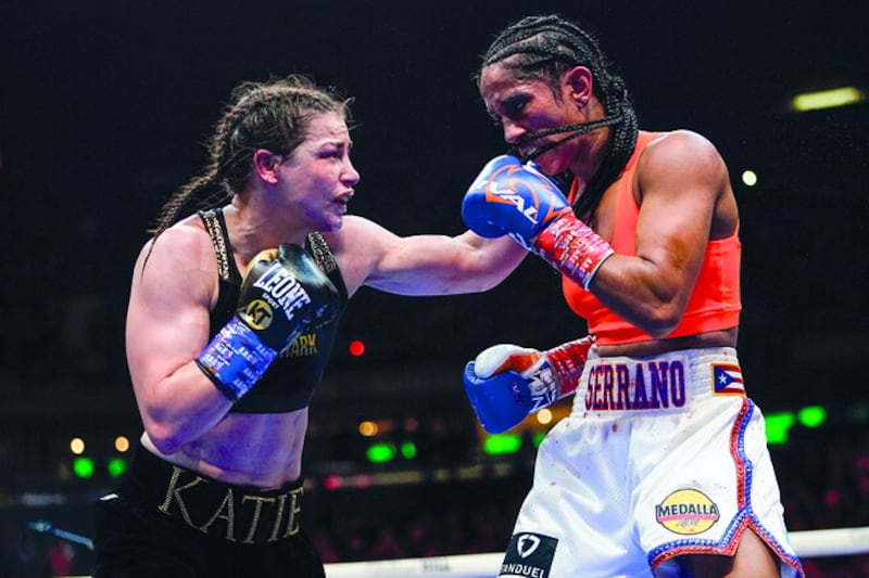 Ready for war. Katie Taylor goes to the trenches against Amanda Serrano