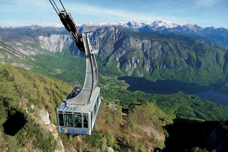 Cable car to Mount Vogel, Slovenia (Mitja Sodja, tirizem Bohinj/slovenia.info/PA)