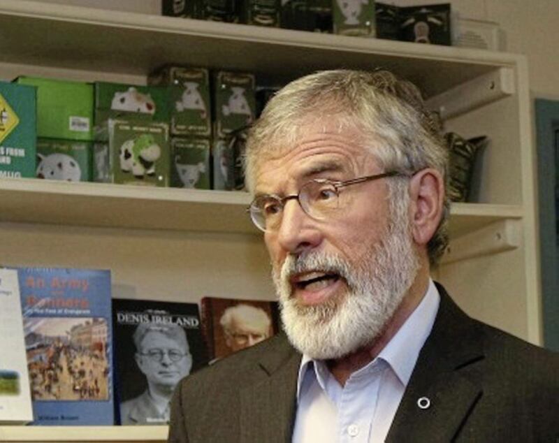 A unionist's nightmare: Gerry Adams. Picture by Hugh Russell