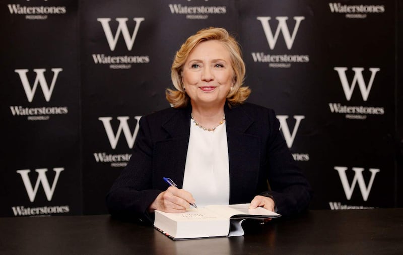 Hillary Clinton book signing