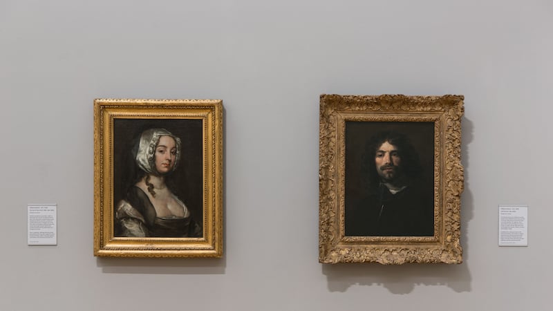 William Dobson painted “forceful” images of himself and his second wife Judith as companion works in the 1630s.