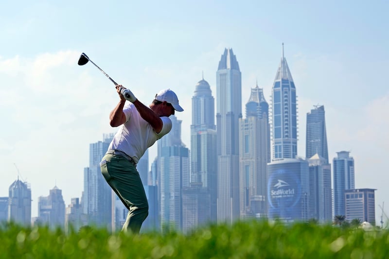McIlroy is the first player to win four Dubai Desert Classic titles (Kamran Jebreili/AP)