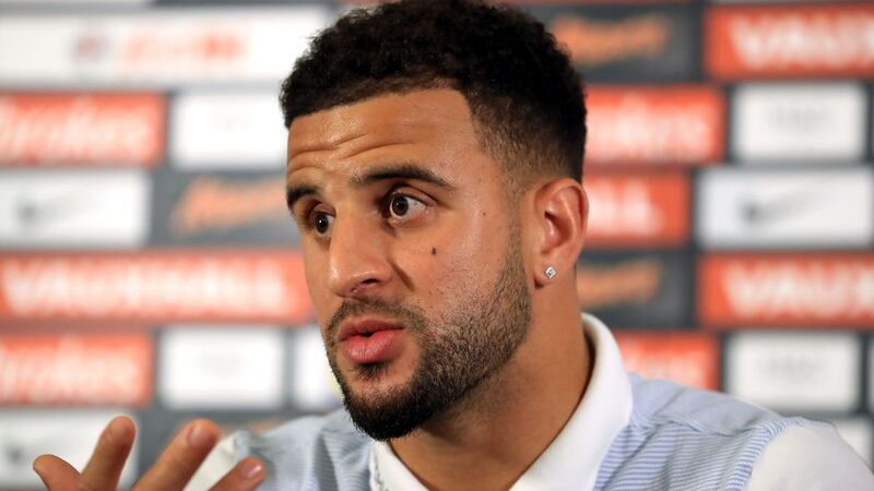 England's Kyle Walker during a press conference at St George's Park, Burton on Thursday<br />Picture by PA&nbsp;