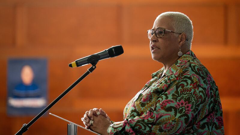 Mina Smallman gave a keynote speech during the launch (Aaron Chown/PA)