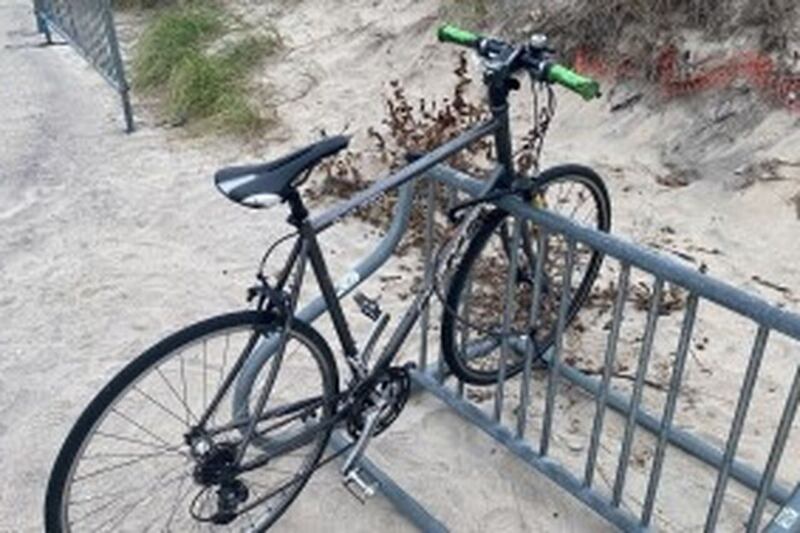 Mr McDonnell's bike was discovered at Tilden Beach on the Rockaway peninsula 