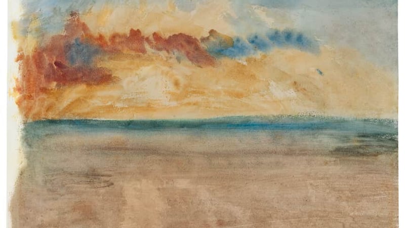 Sunrise Over The Sea by JMW Turner is to be sold at auction (Christie’s Images Limited 2023/PA)