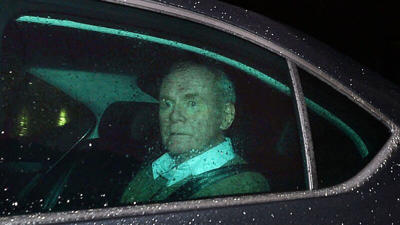 '<span style="color: rgb(51, 51, 51); font-family: sans-serif, Arial, Verdana, &quot;Trebuchet MS&quot;; ">Martin McGuinness travelled from Derry to Stormont resign on Monday despite his obvious frailty.' Picture by Mal McCann</span><span style="color: rgb(51, 51, 51); font-family: sans-serif, Arial, Verdana, &quot;Trebuchet MS&quot;; ">&nbsp;</span>