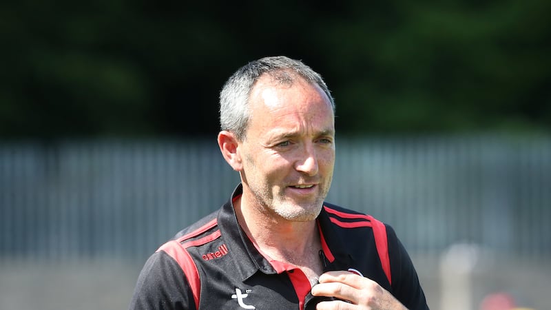 Tyrone joint-manager Brian Dooher.