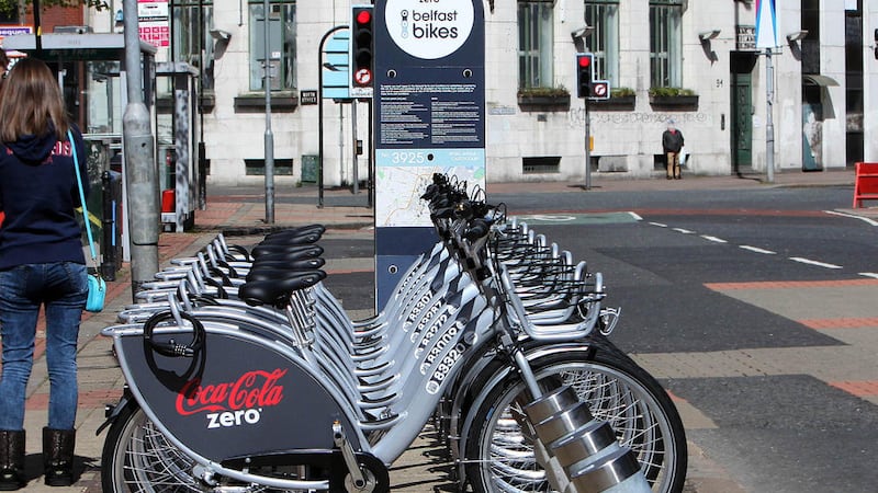 The Belfast Bikes scheme has performed better than London and Glasgow in its first few days of operation 