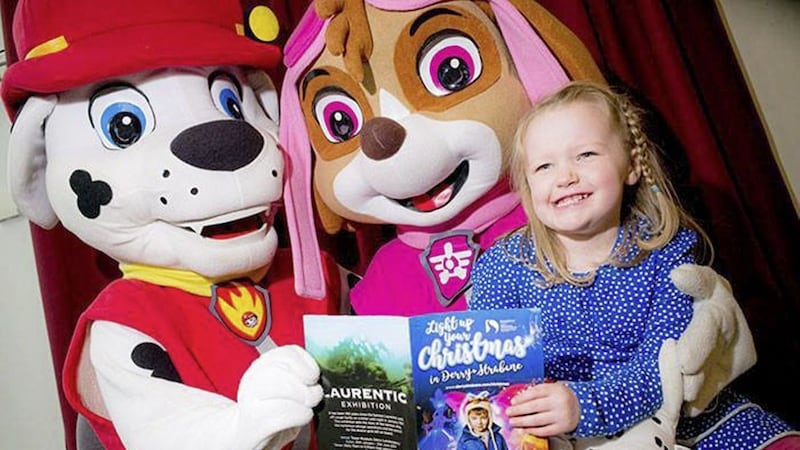 Paw Patrol had featured heavily in promotional material for the event. Picture by Ray McCarron/Derry and Strabane District Council 