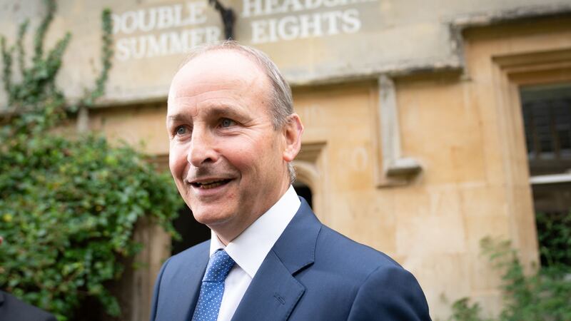Tanaiste Micheal Martin at Pembroke College in Oxford where he addressed the British-Irish Association Conference (PA)