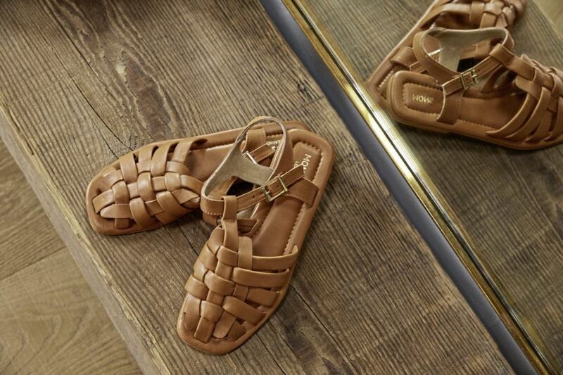 Strap Leather Covered Sandals Tan, &pound;39, available from Monsoon 