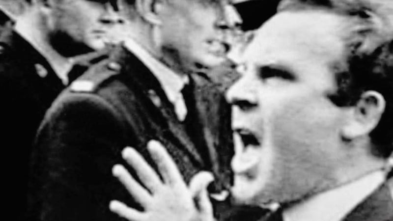 Civil rights protesters were baton charged by police when they attempted to march through Derry on October 5 1968. 