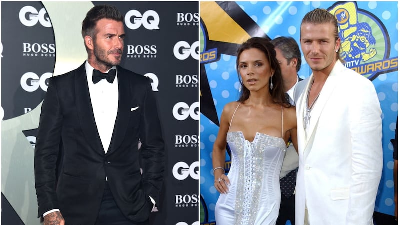 The former footballer won a special prize at the GQ Men of the Year Awards.