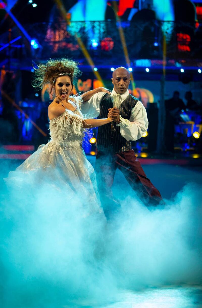 Amy Dowden and Danny John-Jules on Strictly Come Dancing 2018