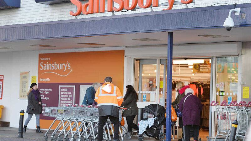 Sainsbury&#39;s supermarket stepped up its performance after posting its first quarterly like-for-like sales growth for more than two years 